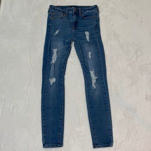 aero blue jeans worn less than 20 times in good condition